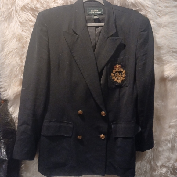 Ralph Lauren Other - Ralph Lauren Navy Double-Breasted Blazer with Gold Accents